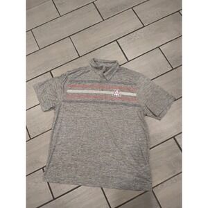 Captivating Mens Arizona Wildcats‎ Gray Striped Polo Shirt XL